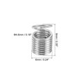 thumbnail image 2 of Unique Bargains Embouts de Cordon, 100 Pcs Embouts de Ressorts Métalliques 6x9mm Embouts de Terminateurs à Ressorts Argentés, 2 of 5