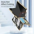 thumbnail image 7 of Decase for Samsung Galaxy Z Fold 6 Case with Hinge Protection, Ultra Thin Built-in Screen Protector Kickstand Back Cover,Wireless Charger Compatible,Rugged Protection Slim Z Fold 6 Case,Blue+Gold, 7 of 7