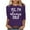 Purple, variant on Womens Tops 3/4 Sleeve Shirts Yes I'm Always Cold Letter Graphic Tee Shirt Casual Round Neck Blouse Loose Fit Tunic Pullover White M