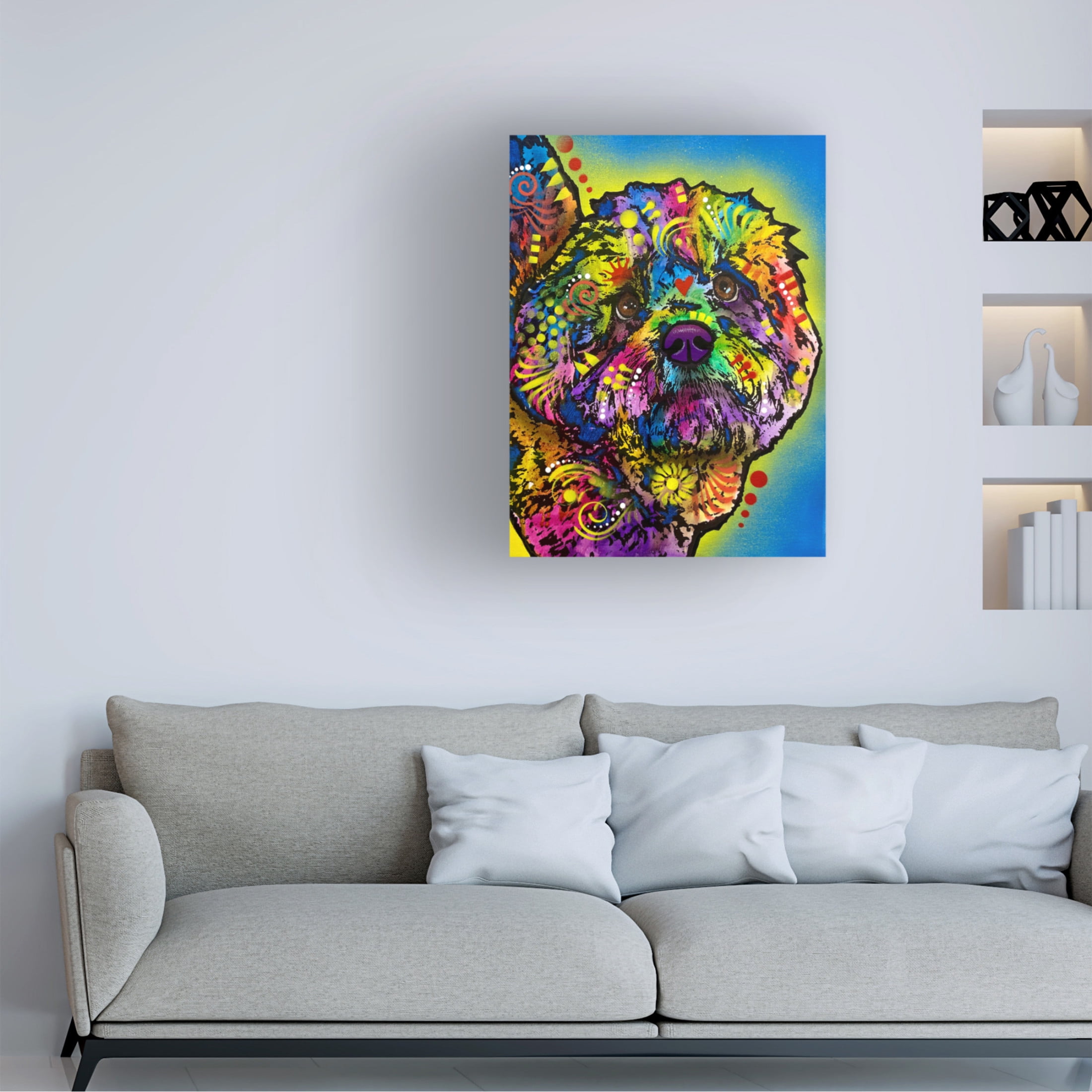Canvas Wall Art - Dean Russo 'Just A Little Piece Pleaaaase' Wall Art for Living Room, Bedroom, or Office Décor by Trademark Fine Art - 24 x 32 Inches
