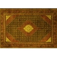 thumbnail image 1 of Ahgly Company Machine Washable Indoor Rectangle Persian Yellow Traditional Area Rugs, 7' x 9', 1 of 4