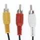 thumbnail image 5 of Cable Adaptador De Conector De 3,5 Mm A 3 Rca Cable de datos Jack de 3,5 mm a 3 RCA Cable adaptador Audio Video AV Converter 1.2M 4FT (2 piezas), 5 of 8