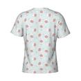 thumbnail image 6 of Vsdgher Strawberry Print Men's Dry Fit Mesh Athletic Shirts Moisture Wicking Tennis T-Shirt Tops, 6 of 9