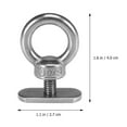 thumbnail image 3 of 4pcs Kayak Lifting Hook Kayak Track Mount Tie Down Eyelet Great Load Hook, 3 of 7