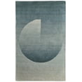 thumbnail image 2 of HomeRoots 617186 8 x 10 ft. Blue & White Geometric Hand Tufted Rectangle Area Rug, 2 of 5