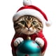 thumbnail image 3 of Preciosa para Gatos Bonitos Adornos Navidad Decoraciones Colgantes Coche, 3 of 9