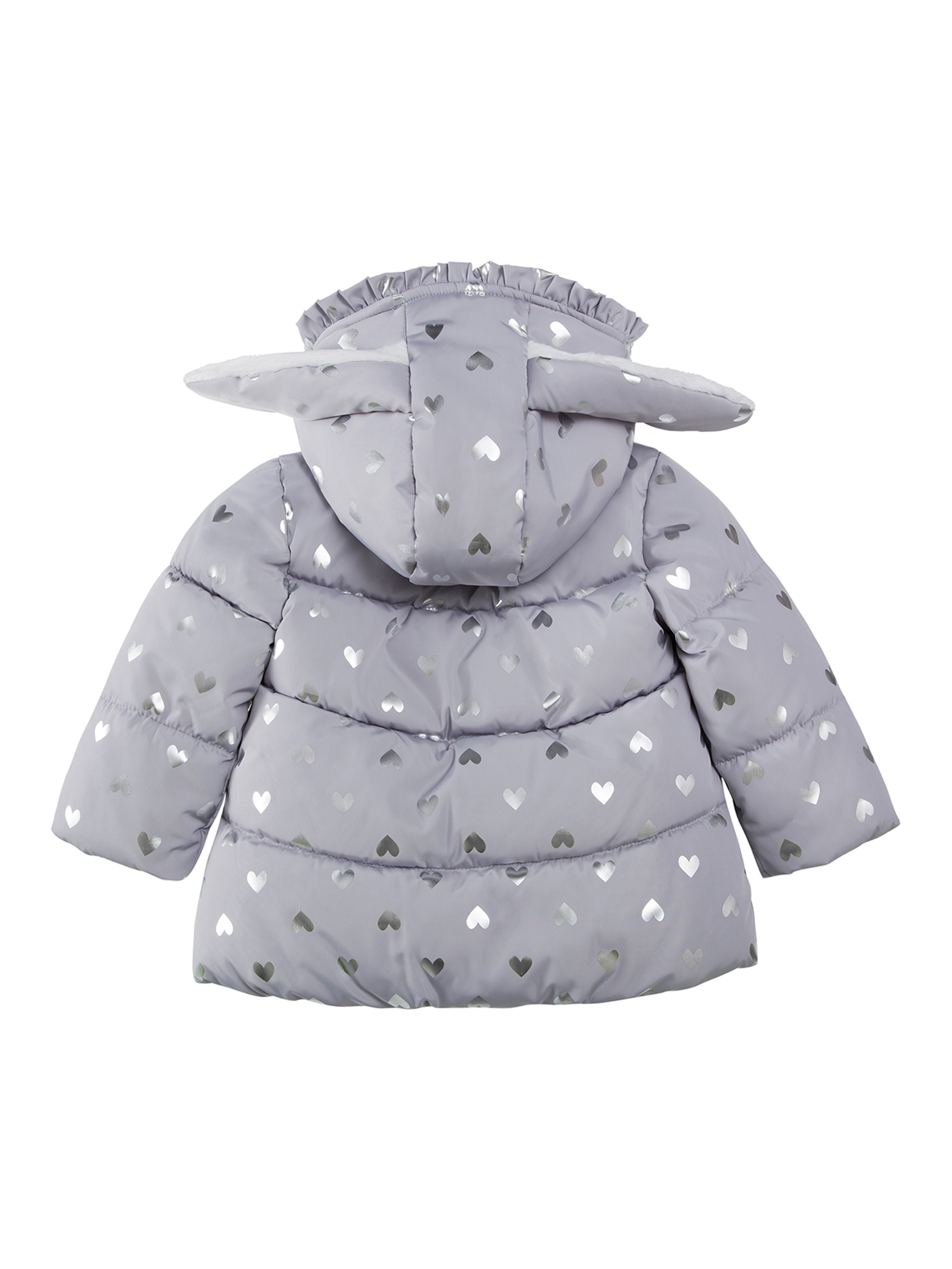 Rokka&Rolla Baby Girls' Infant Fleece Puffer Jacket -Toddler Warm Winter Coat, Sizes 6-24M - image 3 of 6