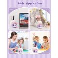 thumbnail image 5 of Pen Holder for Desk, Cute Desk Decor, Pencil Cup Holder Desk Stationery Makeup Brush Organizer for Office, Classroom, Home, Gift for Kids, Purple, 5 of 5