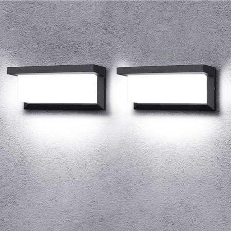 18W Outdoor Wall Sconce Light Set of 2