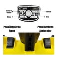 thumbnail image 3 of Montable Eléctrico The Baby Shop - go kart electrico, control remoto, 12v, luz, sonido, bluetooth Amarillo -, 3 of 8