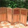 Bowery Hill Outdoor and Indoor Hardwood Privacy Screen