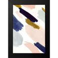 thumbnail image 2 of Borges, Victoria 11x14 Black Modern Framed Museum Art Print Titled - Brushmarks II, 2 of 5