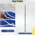 thumbnail image 7 of 36inch Commercial Dust Mop Pads for Floor Cleaning, Cleaning Office Garage Hardwood Warehouse Factory Mall 2PCS Blue, 7 of 7