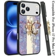 thumbnail image 2 of For iPhone 17 Pro Max SPLENDID Diamond Glitter Ornaments Engraving Case Cover - Enchanted Butterfly Purple, 2 of 3