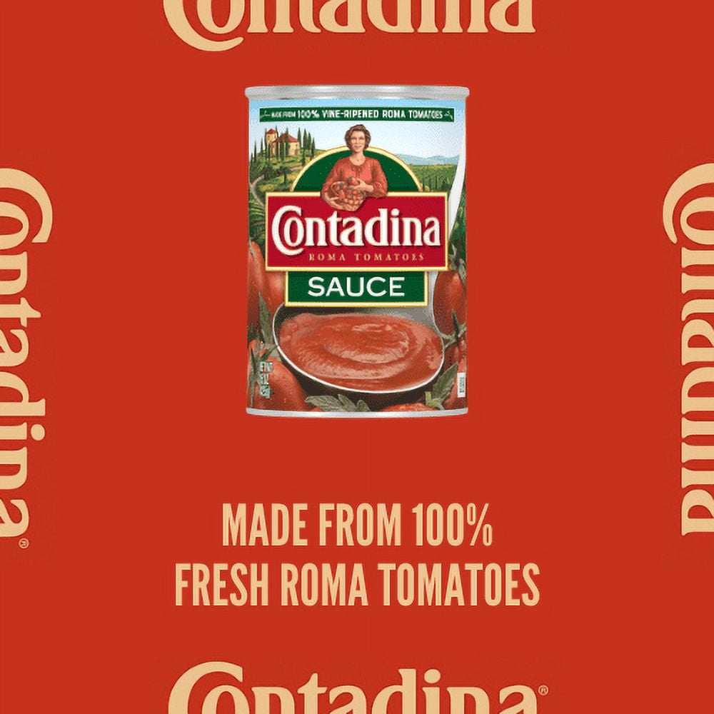 (6 pack) Contadina Tomato Sauce, Canned Tomatoes, 15 oz Can
