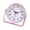 Pink, variant on Tibvox Elegant Table Clock Quiet Battery Operated Timepiece Steampunk Design for Artistic Homes Decoration in Various Space