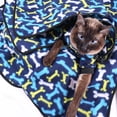thumbnail image 4 of 2 mantas suaves para perros para mascotas, medianas, suaves y esponjosas, para gatos y perros, con estampado bonito, mantas para cachorros, forro polar, lavable, alfombrilla para dormir, 4 of 5