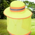 thumbnail image 4 of Purple Sombrero de cubo con solapa para el cuello Sombrero de guardabosques de alta visibilidad Sombrero de seguridad reflectante, 4 of 5