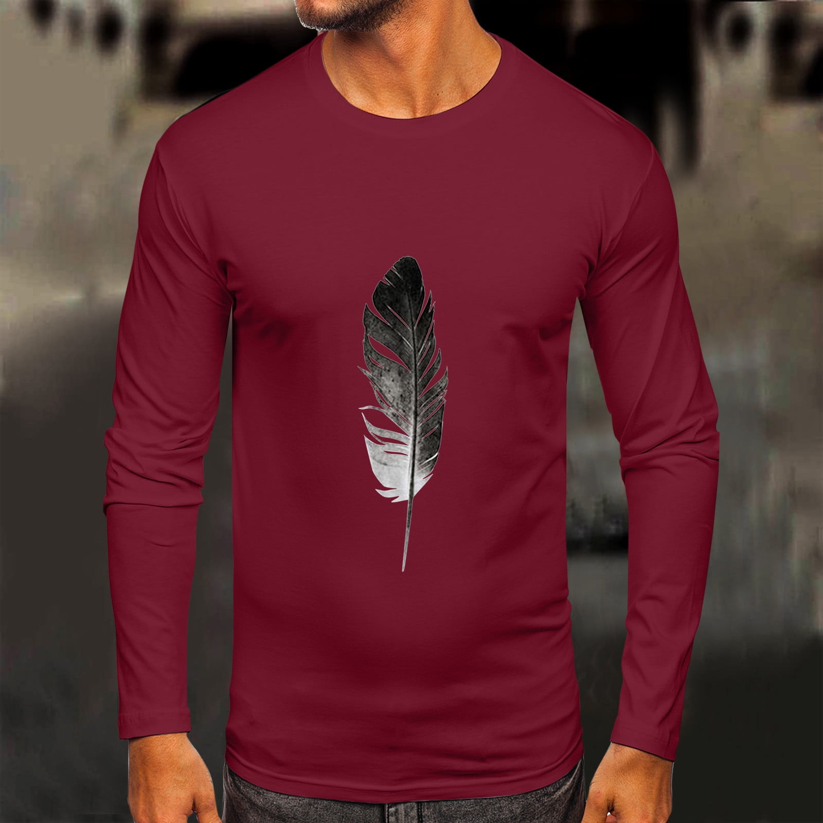 KaLI_store Grunt Style Shirts For Men Mens Linen Henley Shirt ...