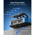 thumbnail image 3 of Cargador solar Power Bank Hicyzoe 49800 mAh con conexión inalámbrica azul, 3 of 7
