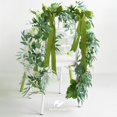 thumbnail image 3 of Cinta decorativa HUIHUANG satinada de 3,8 cm x 45,7 m, color verde oliva, 3 of 7