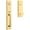 Lifetime Polished Brass, variant on Baldwin 85342033ENTR Tremont Full Plate Single Cylinder Keyed Entry Handleset - Brass