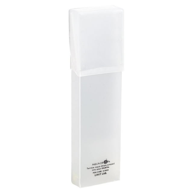 Lihit Lab Porte-Stylo et Crayon, Transparent, 7 x 2 Pouces (A5022-1)