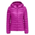 thumbnail image 3 of ChaoLingNeng Puffer Womens Coats, Women's Winter Puffer Coats Hooded Zip Up Casual Thickened Down Jackets Trendy Warm Clothes Outerwear, 3 of 4