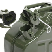 Ktaxon Portable Jerry Can 10L 2.64Gal Capacity, Emergency Backup Fuel Container, Army Green, US Standard