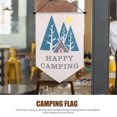 thumbnail image 3 of HOMOBABE Camping Garden Flag 1Pack Polyester Rectangular for Birthday Party and Bridal Showers Decor, 3 of 8