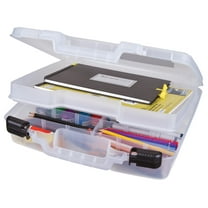 Artbin Quick View Craft Storage Case, 15" Deep Base, Divided With Lift-Out Compartment