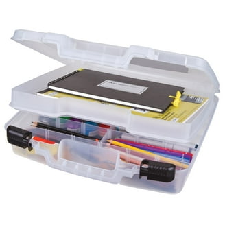 Art Bin Deluxe Super Satchel 17.9x16.8x5 Translucent 6981AB