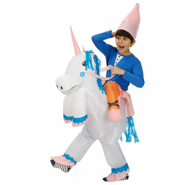 Inflatable Costume Kids and Adult, Unicorn Costume Funny Fancy Dress Blow  Up Costumes Halloween Costumes 