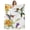 Yellow, variant on Spring Floral Throw Blanket, Flannel Fleece Blanket with Striped Design for Couch, Summer Botanical Birds Vintage Soft Breathable All Season Plush Blankets for Sofa Office Travel 40"x50"