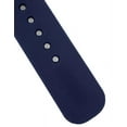 thumbnail image 6 of Bandini 22mm Rubber Watch Strap for Seiko Watch Band, 22mm Rubber Watch Band, Replacement Dive Watch Band for Original Seiko Watch Bands, Curved Lines - Blue Diver Rubber Watch Bands for Men, 6 of 6