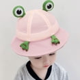 thumbnail image 5 of Sombrero de malla transpirable para niños con circunferencia de la cabeza de 48 a 52 cm, sombrero para el sol, sombrero de verano con dibujos de rana, sombrero de pescador para bebé, 5 of 5
