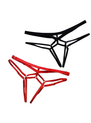  Lacy Line Sexy Lace and Strappy Asymmetrical G-String Panties(Small,Black)  : Clothing, Shoes & Jewelry