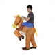 thumbnail image 2 of Disfraz Inflable divertido de vaquero jinete a caballo Leyfeng Disfraz Inflable Tamaño adulto, 2 of 8