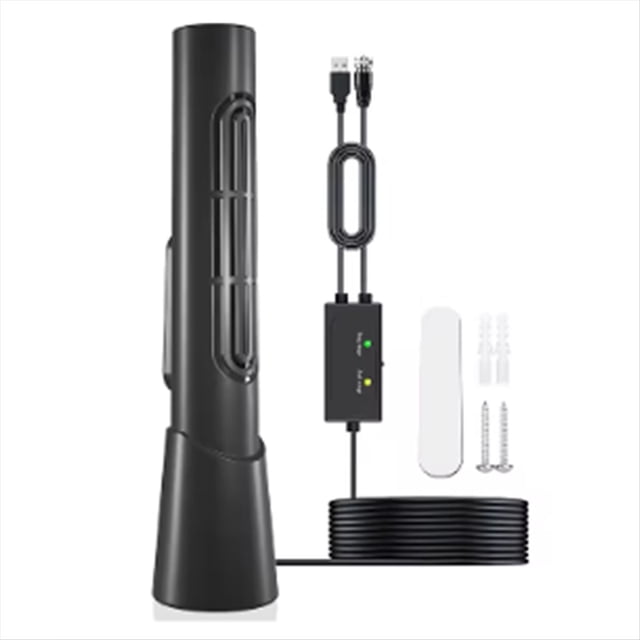 Antena de TV para Interiores con Amplificador de Señal Digital HD de 46-862 M de Alcance, 7000 4K, 1080P, Receptor de TV ATSC DVBT2
