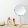 thumbnail image 4 of Miroir à Main avec Poignée pour Maquillage, Petit Miroir à Main en Bois Mignon-Circulaire, 4 of 5