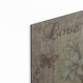 thumbnail image 2 of Luxe Metal Art 'Word 1 Love' by Viv Eisner, Metal Wall Art, 24"x24", 2 of 8