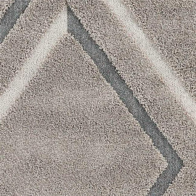Tapis Gris en Polypropylène 78 x 78 Po.