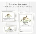 thumbnail image 3 of Inkdotpot Set Of 30Jungle Animals Baby Shower Invitations-Diaper Raffle Tickets And Baby Shower Book Request Cards Gender Neutral Invites Its A Boy Its A Girl, 3 of 8