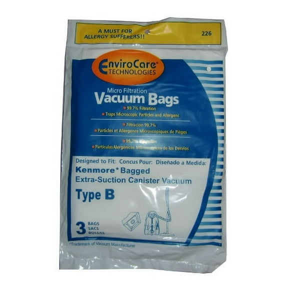 EnviroCare Type B Vacuum Bag for Kenmore 20-53278