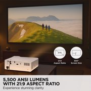 ViewSonic LS901-4K 4K UHD Laser Projector 5500 Lumens, HDR Home Theater