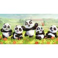 thumbnail image 1 of Kit de mosaico de arte hecho a mano con imágenes de animales pequeños de pintura de diamante de taladro redondo completo Hugtrwg Para estrenar, 1 of 9