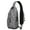 Black-50, variant on Boho Earthy Hippie Sling Backpack for Women Men – Durable polyester, Anti-theft back pocket, Reinforced stitching – Boho Ethnic Nordic Style Design for Travel, Hiking, Outdoor