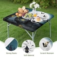 thumbnail image 4 of Halloween Decor Elastic Edge Tablecloth 34x34 Inch Square - Features Spooky Motifs Perfect for Coffee Table Protection, 4 of 6