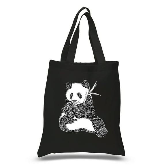 LA Pop Art Small Word Art Tote Bag - ENDANGERED SPECIES
