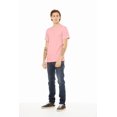 thumbnail image 3 of BELLA+CANVAS Adult Crew Neck Personalized T-Shirt, Create Your Own Designs, Pink, Medium, Unisex, 3 of 7